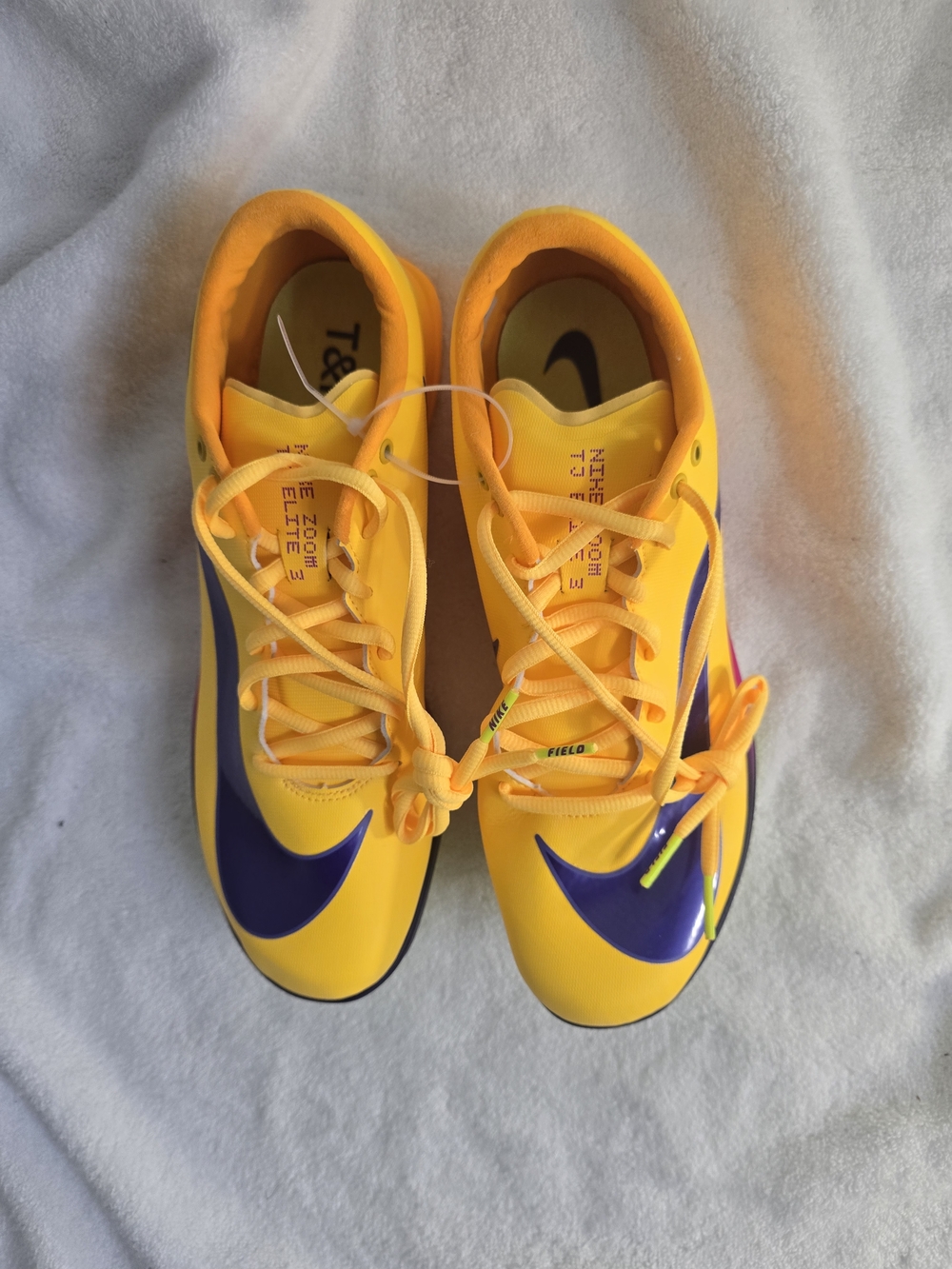 Nike Triple Jump Elite 3 'Citron Pulse' - Track and Field Spikes - M10/W12